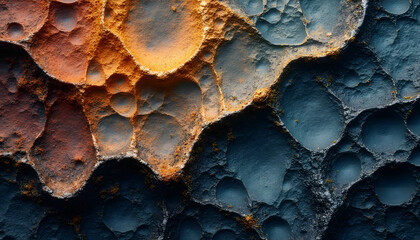 Obraz premium Seamless texture of rare earth metals, lanthanum, realistic patterns, natural colors, soft lighting, high resolution