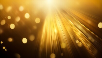 gold yellow gradient blur rays lights abstract background