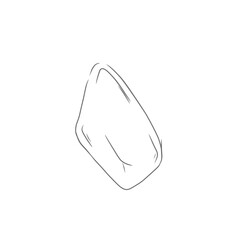 hand drawn rock sketch
