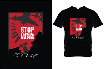 Fototapeta premium Stop War T-Shirt