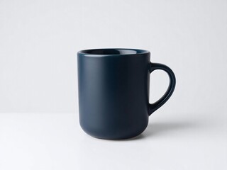 Obraz premium Blue cup on blue background