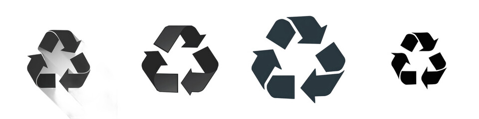 Recycle symbol variations