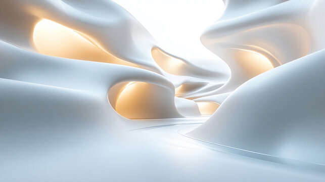 smooth, futuristic white background with a subtle light glow, minimalist gradients, and soft diffused lighting.