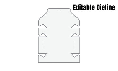 Package Die line template