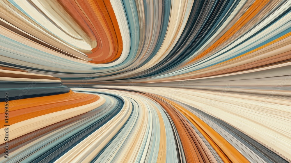 Poster a vibrant abstract composition of overlapping lines in various colors and shades, creating a dynamic