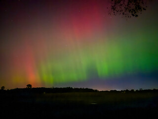 rainbow in the night