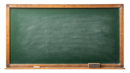 school blackboard isolated on white background PNG
