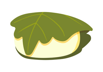 柏餅のイラスト