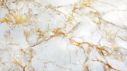 Obraz premium Golden Veins in Marble: Exquisite natural stone, showcasing a symphony of gold and white hues, offering a touch of timeless elegance and luxury.