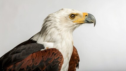 Obraz premium African Fish Eagle on studio background 