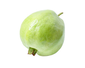 green guava isolated on white background