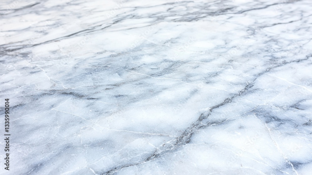 Poster a close-up view of a marble surface with a white and gray marble pattern.
