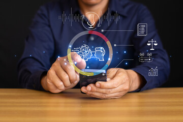 A personal assistant application that uses artificial intelligence technology for dialogue and...