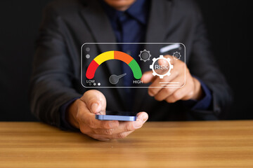 Risk management, business decision and risk analysis based on speedomete
