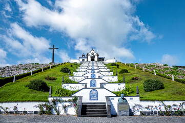 Ermita de Nossa Senhora da Paz, Vila Franca do Campo, Sao Miguel Island, Azores, Acores, Portugal, Europe.