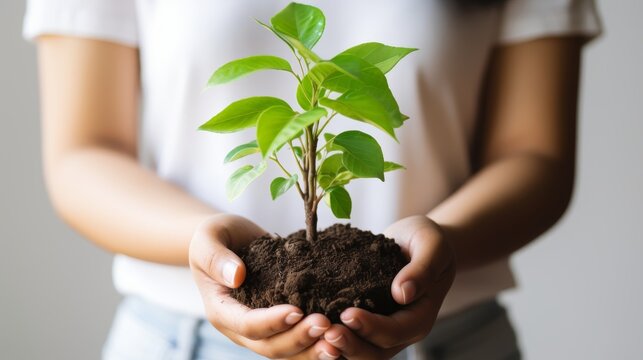 Business commitment to society  charitable events and environmental initiatives in minimalist design