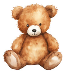 PNG Teddy bear toy white background representation.