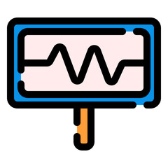 ecg monitor icon