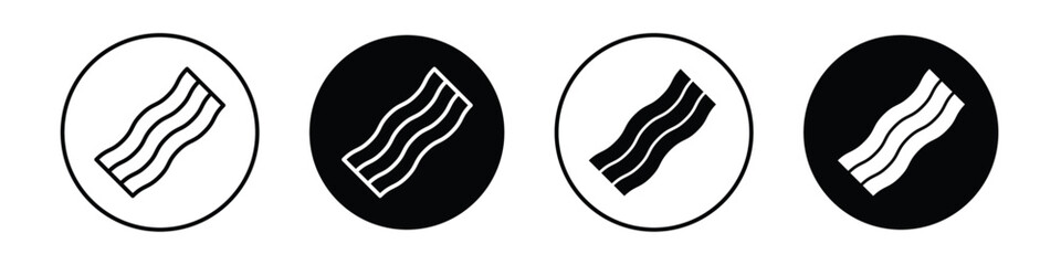 Bacon vectors icons graphics pack