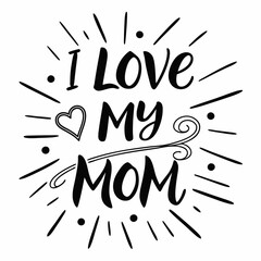 Sweet and Elegant Mother&rsquo;s Day Hand-Lettered Print
