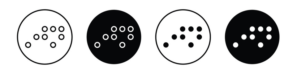 Braille vectors icons graphics pack