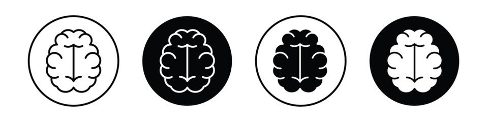 Brain vectors icons graphics pack
