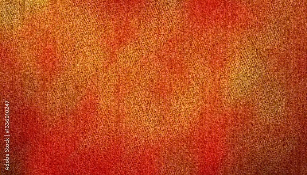 Poster macro close-up of a vibrant orange and gold feather texture with diagonal fine lines, ideal for abst