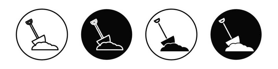 Digging vectors icons graphics pack