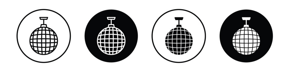 Disco ball vectors icons graphics pack