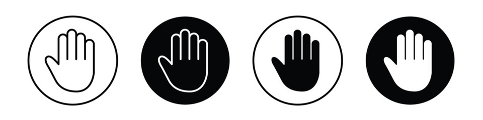 Fototapeta premium Hand vectors icons graphics pack