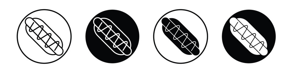 Hotdog vectors icons graphics pack