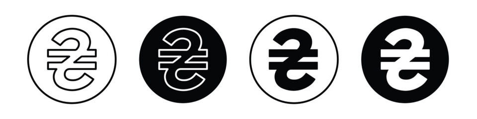 Hryvnia vectors icons graphics pack