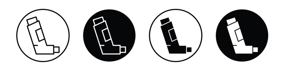 Inhaler vectors icons graphics pack