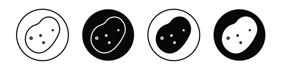 Potato vectors icons graphics pack