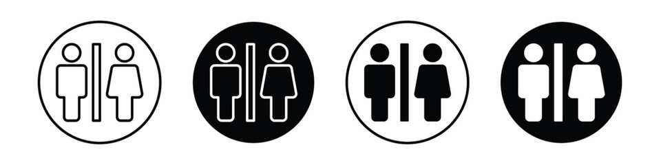 Restroom vectors icons graphics pack