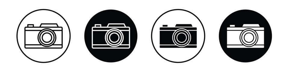 Retro camera vectors icons graphics pack