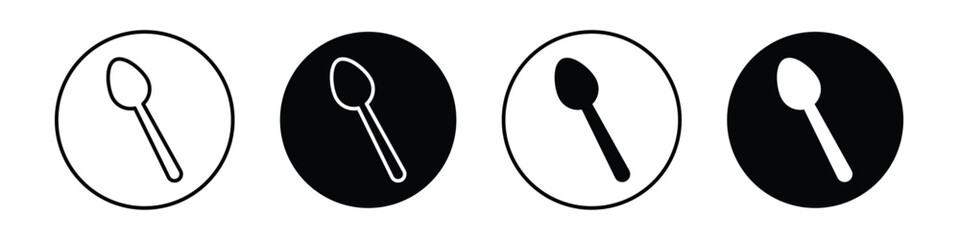 Spoon vectors icons graphics pack