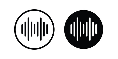 Waveform vectors icons graphics pack