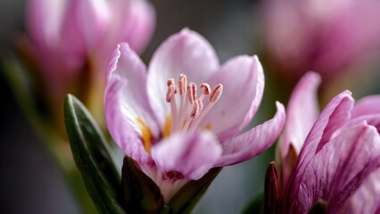 Fototapeta premium Close-up Photography of Delicate Pink Flowers