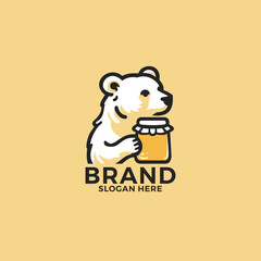 Polar Bear Honey Brand Logo