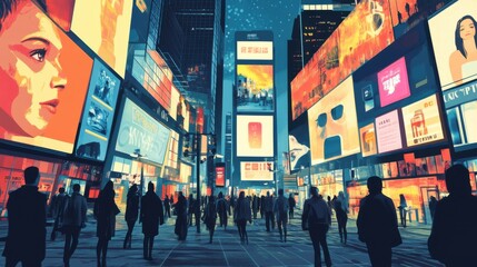 Obraz premium Hyper-personalized ads are improving consumer engagement.