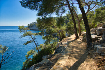 Calanque Port Miou bei Cassis an der Cote d'azur