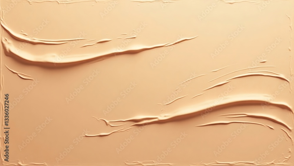 Poster abstract background of beige texture with curved lines. This image evokes a sense of texture, color and abstract design