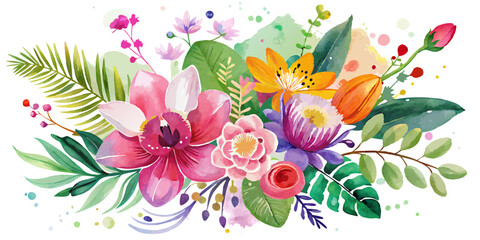 "Floral Harmony: A Symmetrical Celebration of Nature’s Freshness"
