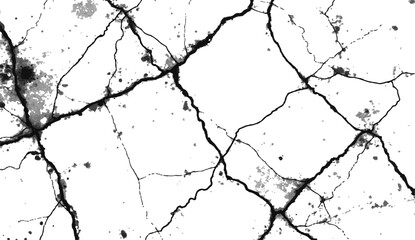 Abstract cracked wall distressed texture with grunge dirty effect for background and surface design