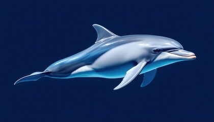 Stunning Dolphin Image Digital Art Ocean Wildlife