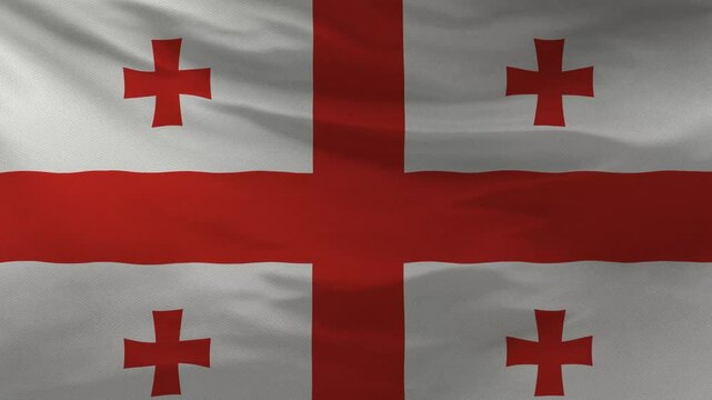 Georgia Flag 4K