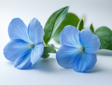 a omphalodes isolated on a white background, a high-resolution photograph,