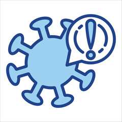Virus Icon Single Vector Collection 