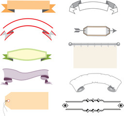 -Elegant Ribbon Vector Design